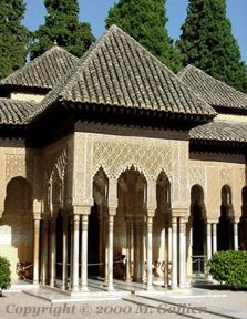 In the Courtyard of the Lions.