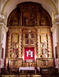 Main Altar of the Church of Santa Maria